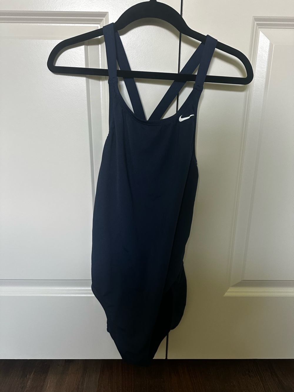 Nike Dark Navy One-Piece Swimsuit with Crisscross Straps